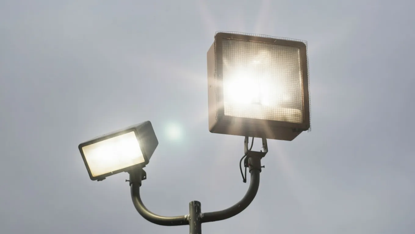 Upgraded soccer field lighting at Bridgewood HOA in San Antonio