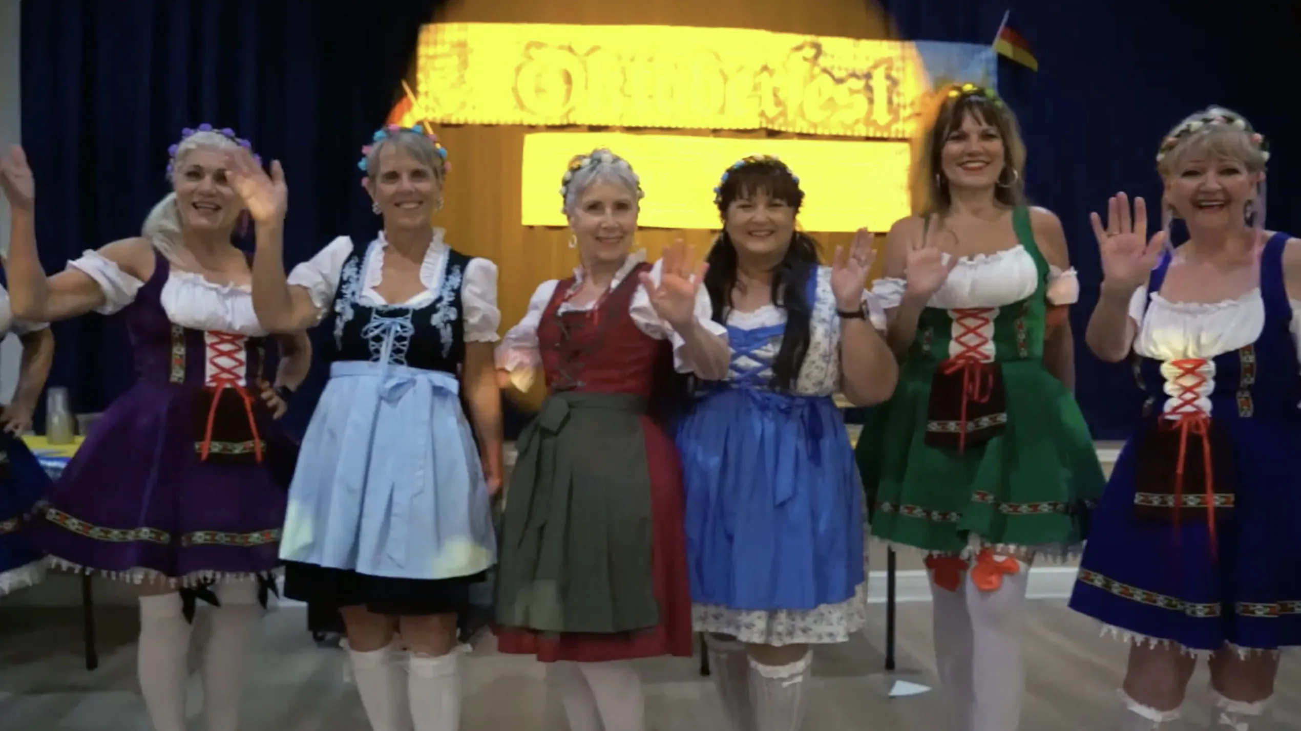 CountryPlace residents celebrating Oktoberfest in costume