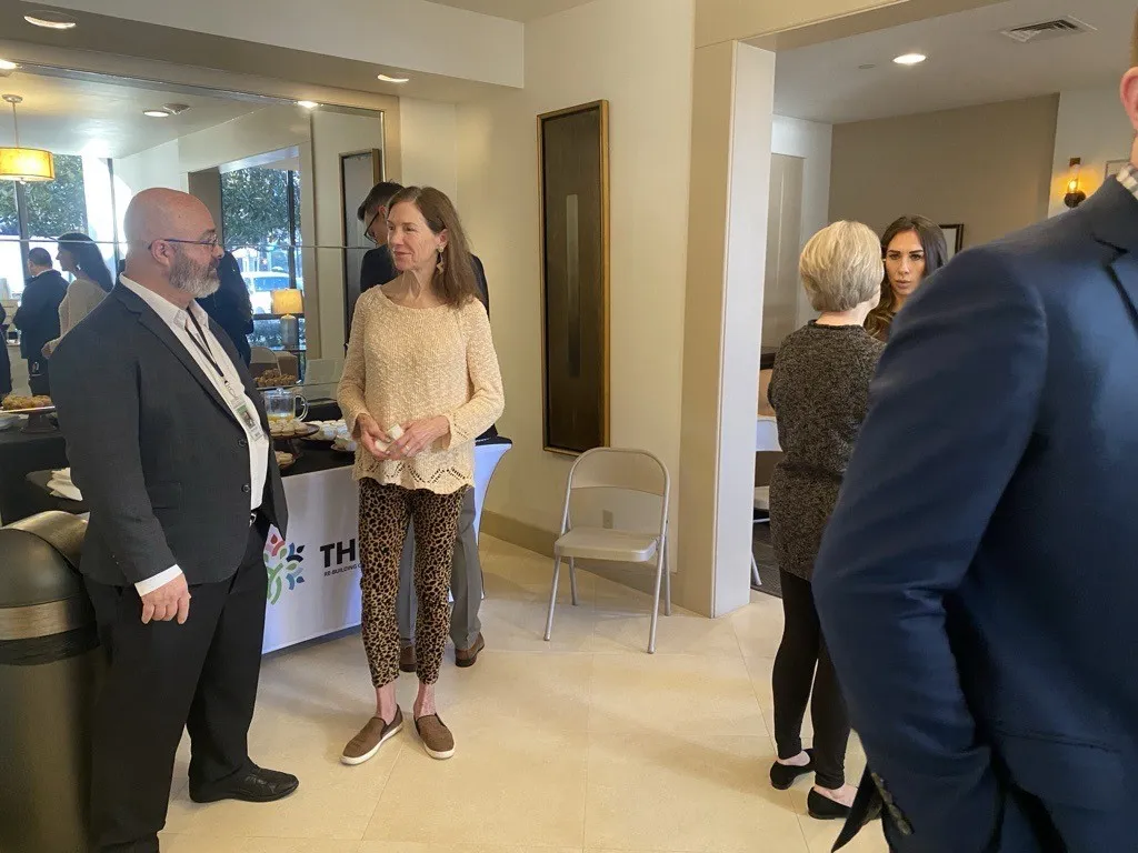 RISE and Thrive branded desserts at a Woodway community event